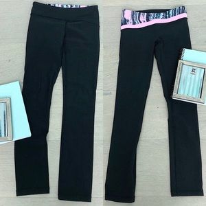 Lululemon Ivivva Reversible Black Legings Kids